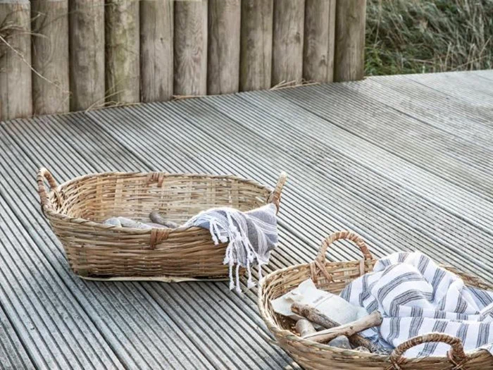 Meraki, Tradition kurve, natur, bambus, l: 50 w: 50 h: 18 cm  l: 45 w: 45 h: 14 cm