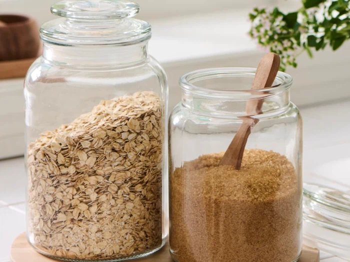 Ib Laursen, Krukke m/låg, Krukke, Klar, Glas, 1250 ml., H:19,5 x Dia:11,3 cm