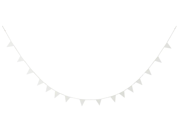 Ib Laursen, Flagranke, Hvid, Bomuld, H:17 x B:14 x L:400 cm