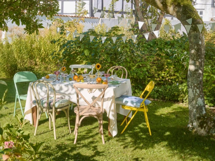 Ib Laursen, Flagranke, Hvid, Bomuld, H:17 x B:14 x L:400 cm