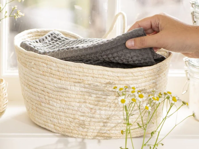 Ib Laursen, Vægkurve, Creme, Majs, Sæt af 2 stk., H:19 x B:31 x D:22 cm