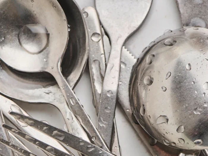Ib Laursen, Ske, Godfred, Rustfrit stål, Sæt m. 4 stk., L:21 cm