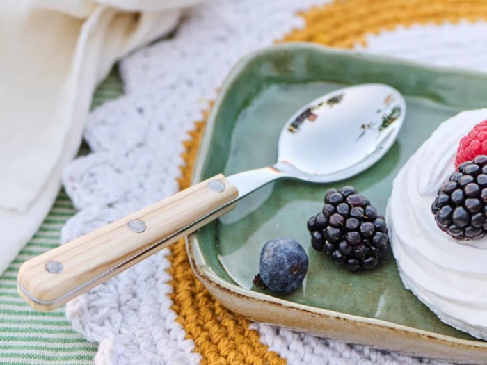 Ib Laursen, Valdemar, Bestiksæt, 16 dele, Natur, Sølv, Rustfrit stål, Plastik