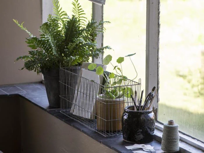 Ib Laursen, Tråd kurv, aflang, jern, B: 15,3 H: 20 L: 49,5