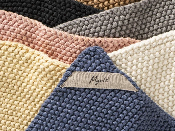 Ib Laursen, Mynte, Grydelap, Karklud, Latte, Strikket, 100% bomuld, B:22 x L:22 cm