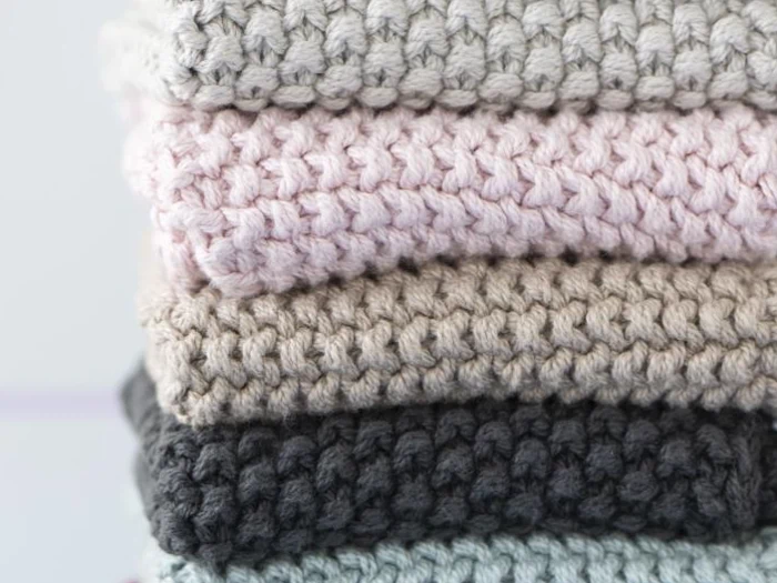 Ib Laursen, Mynte, Grydelap, Karklud, Thunder grey, Strikket, 100% bomuld, B:22 x L:22 cm