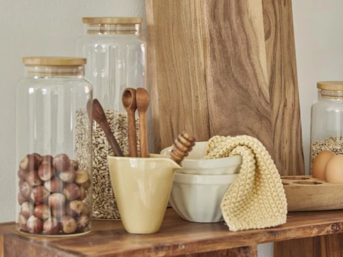 Ib Laursen, Mynte, Grydelap, Karklud, Lemonade, Strikket, 100% bomuld, B:22 x L:22 cm