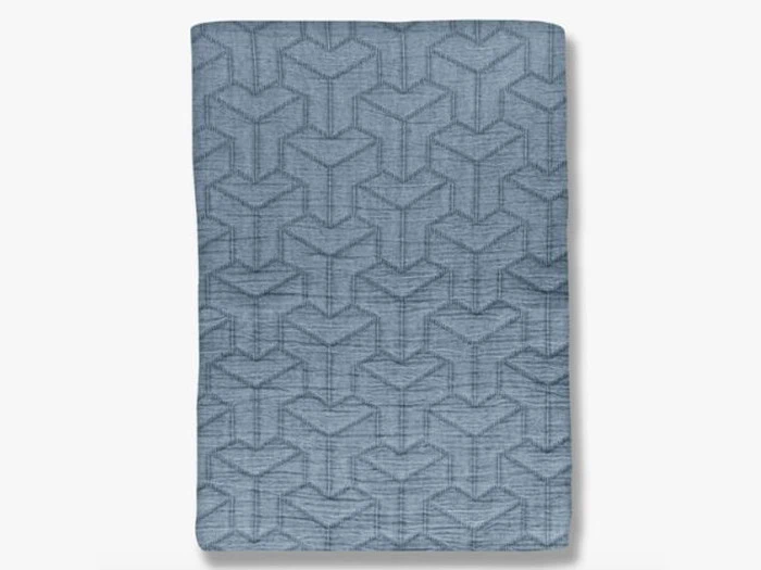 Mette Ditmer, TRIO, Sengetæppe, Petroleum,  250 x 250 cm