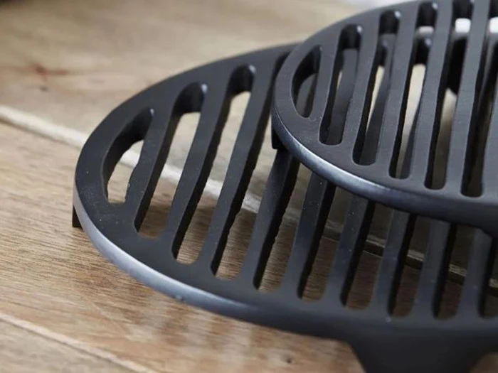 House Doctor, Liv, bordskåner, aluminium, Sort, h: 2 cm dia: 21 cm