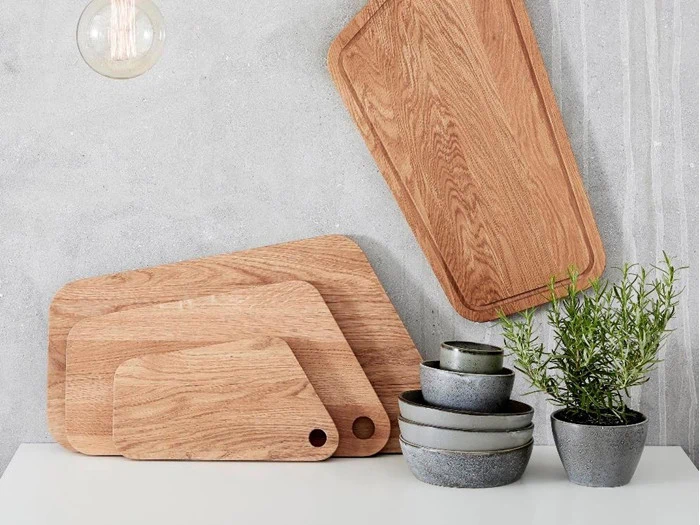 Andersen Furniture, U3, skærebræt, large, massivt egetræ, L: 57 cm B: 30 cm