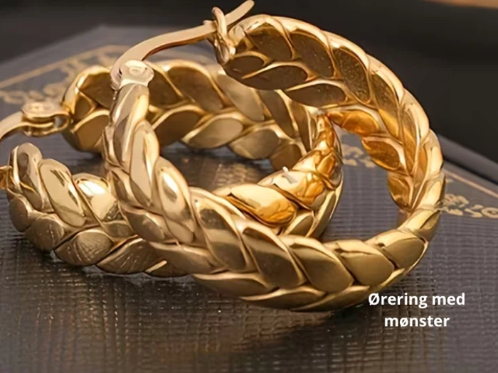 CILLA SMALL - forgyldte øreringe