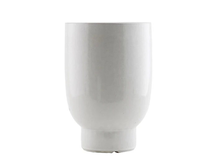 LYNAUKTION - 2 stk. Hvide urtepotter fra House Doctor - H22 cm