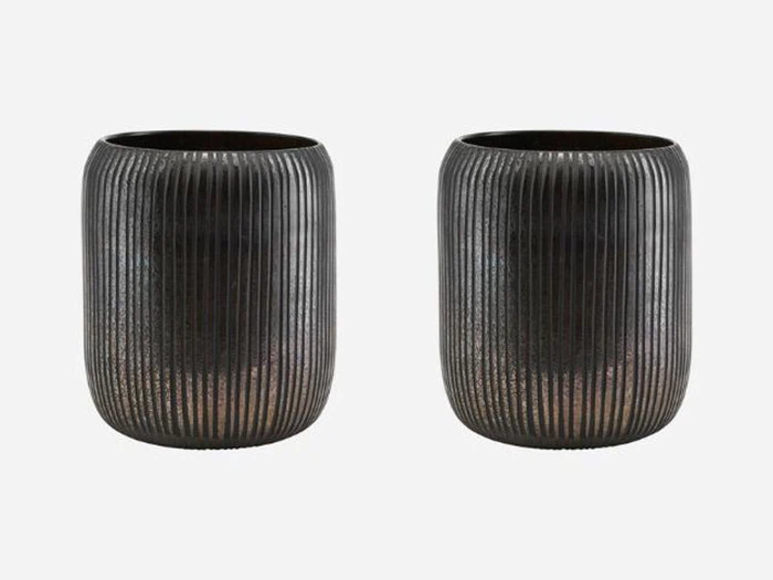 2 stk. Utla urtepotter fra House Doctor - H: 17,4