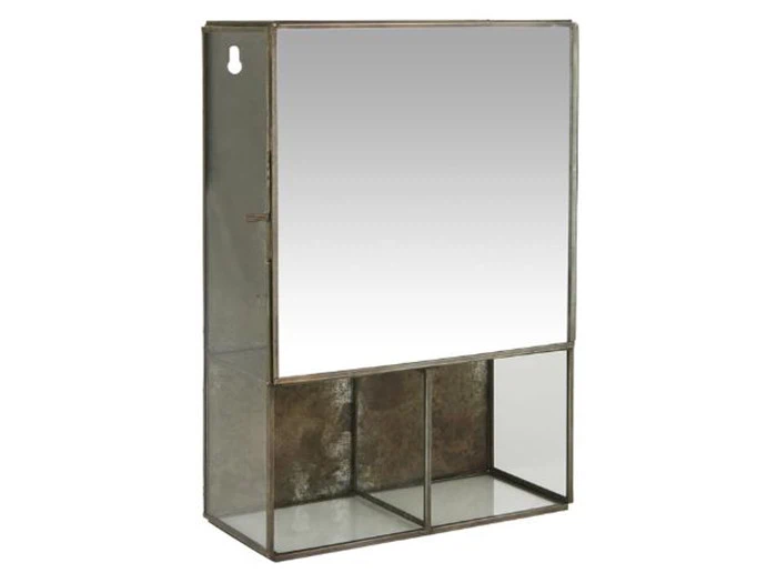 2 stk. Vægskabe med spejlfront fra Ib Laursen