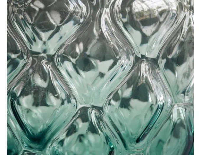 House Doctor, Art Deco, Vase, Grøn, h: 31 cm, dia: 24 cm