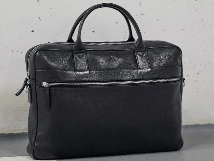 Markberg, Vincent, Computer taske, Sort, Læder, B:41 x H:28 x D:7 cm