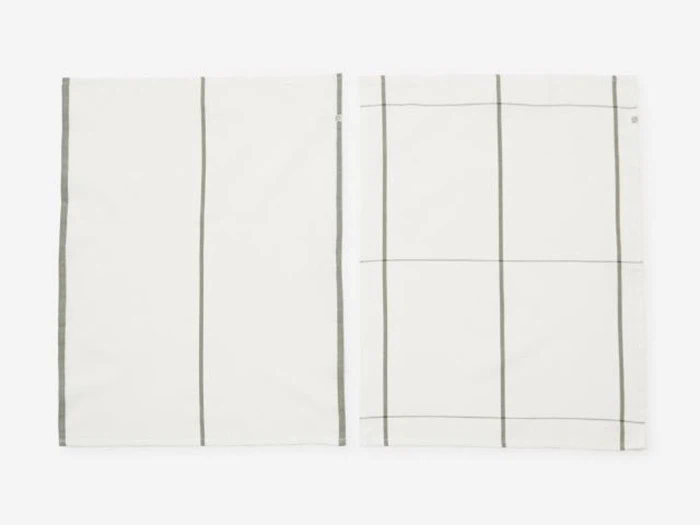 10 stk. Halida viskestykker og 12 Bihar karklude fra House Doctor - Army