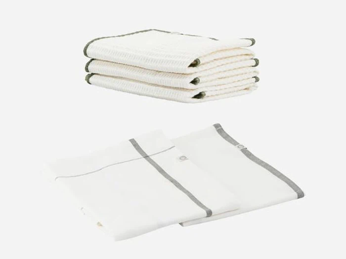 10 stk. Halida viskestykker og 12 Bihar karklude fra House Doctor - Army