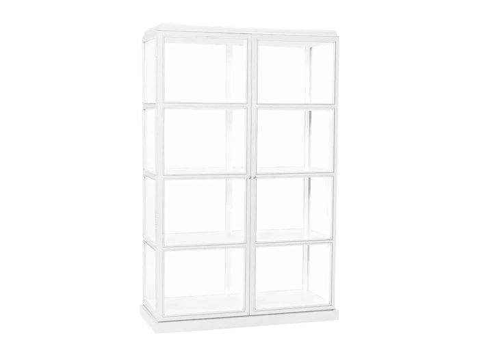 HÜBSCH VITRINESKAB - SORT, HVID ELLER GRÅ