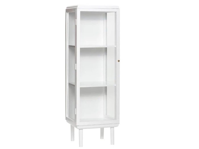 Vitrineskab fra Hübsch - hvid
