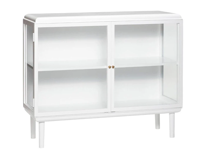 Lille vitrineskab fra Hübsch - hvid
