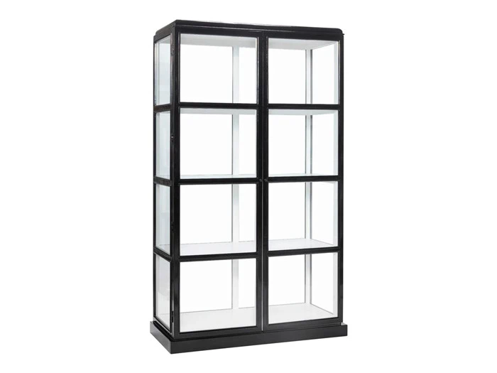 HÜBSCH VITRINESKAB - SORT, HVID ELLER GRÅ