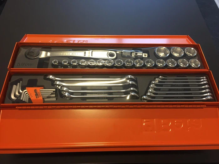 Beta værktøjskasse med 91 dele værktøj fra Bundgaard Tool