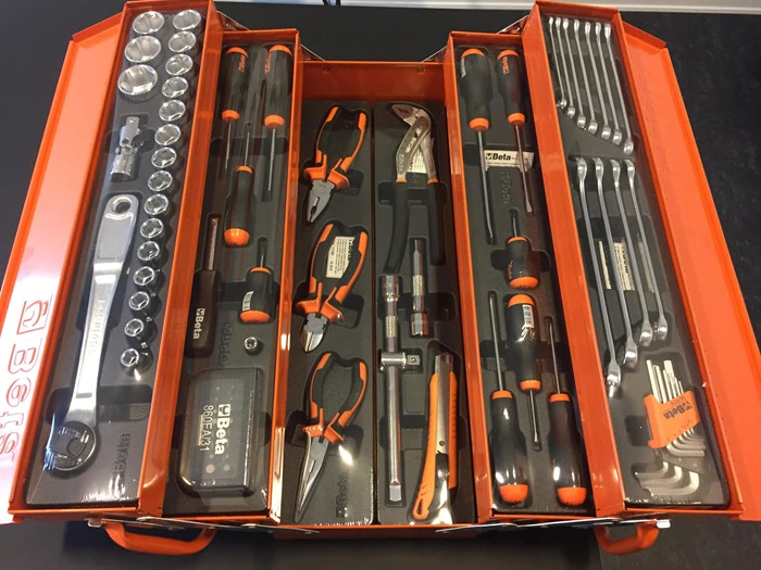 Beta værktøjskasse med 91 dele værktøj fra Bundgaard Tool