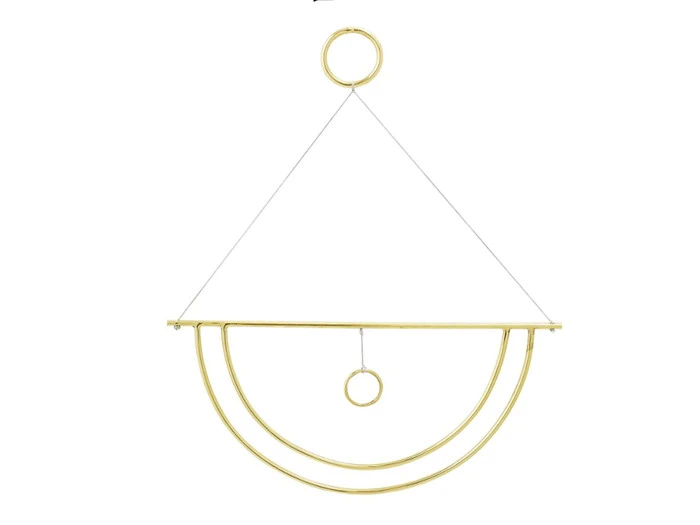 Bloomingville, Tahir, Væg dekoration, Gold, Metal, H:60 x B:35 cm