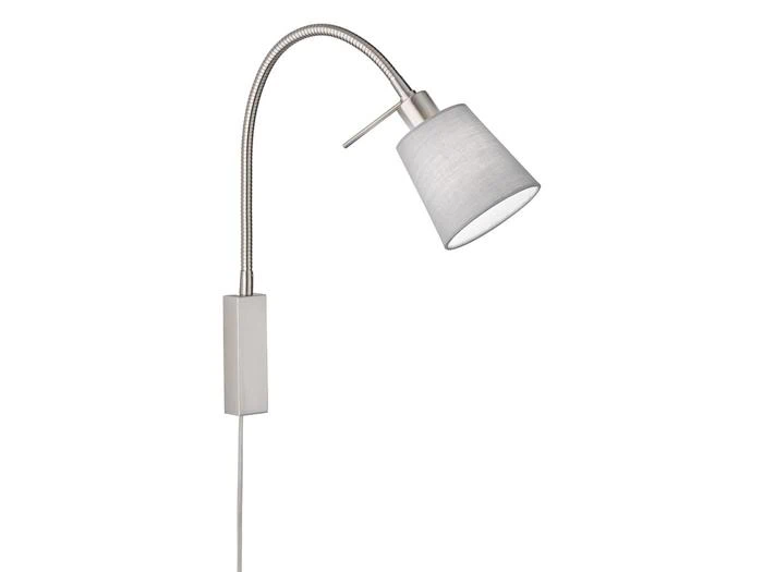 2 stk. Fischer & Honsel Wolke flex væglampe grå