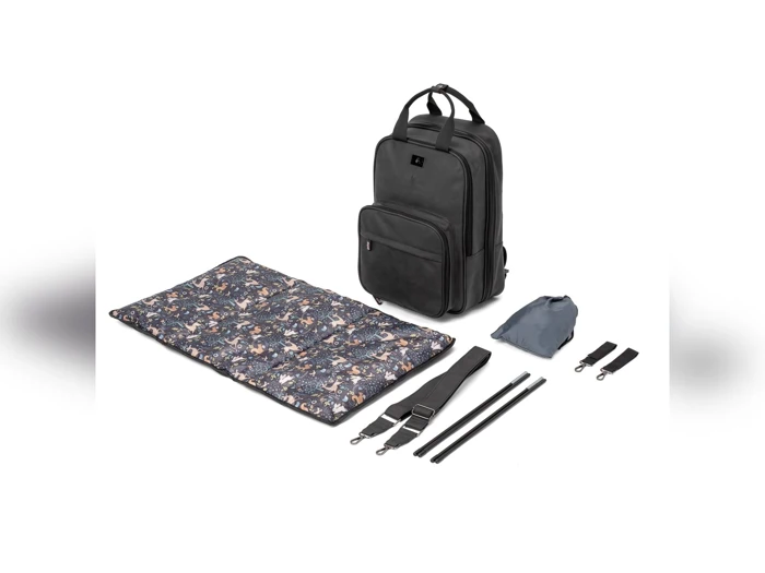 Bizzi Growin RucPOD® Pusletaske og rejseseng – Black