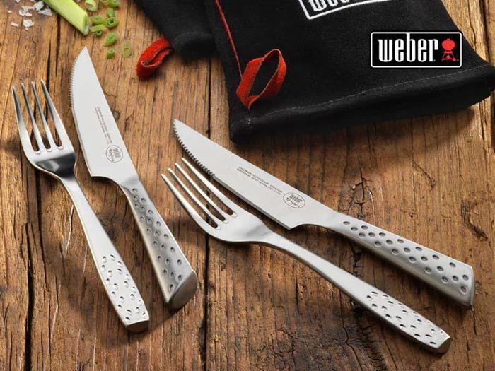 6 sæt Weber steakbestik