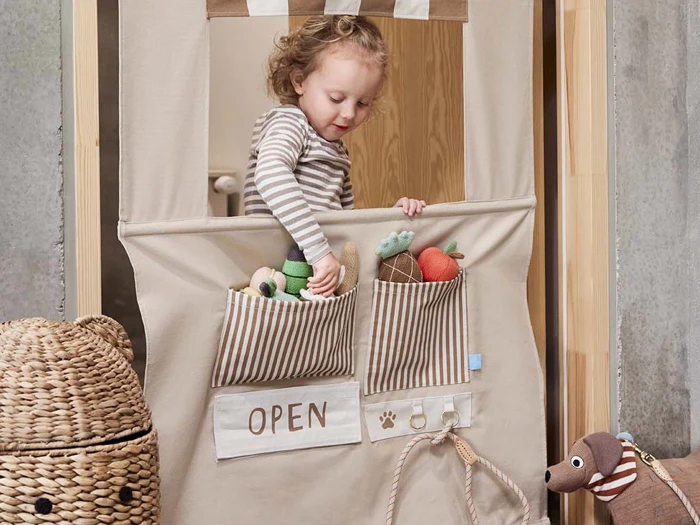 OYOY, Mini, Yummy, Frugt, Multi, 100% Bomuld, Dia:12 x H:6,5 cm