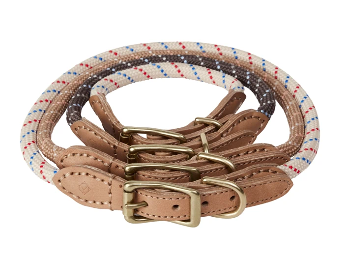OYOY Zoo, Perry, Hundehalsbånd, Caramel, Nylon, Læder, X-Small, Dia:0,8 x L:35 cm