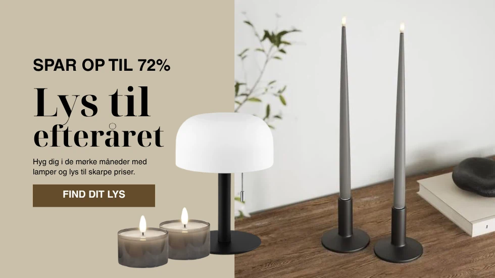 Lys og lamper til efteråret 