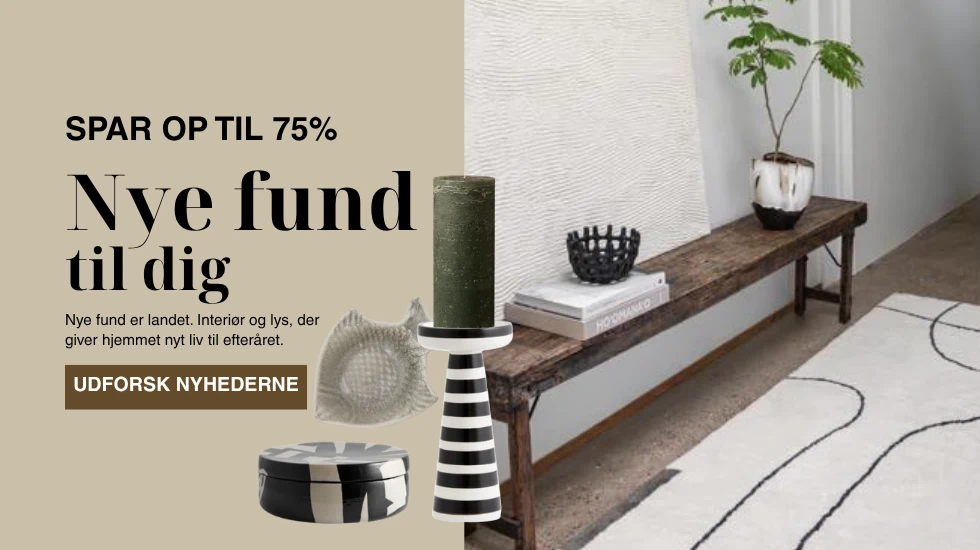 De nyeste fund fra interiørFund.com 