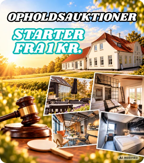Auktioner på ophold og oplevelser