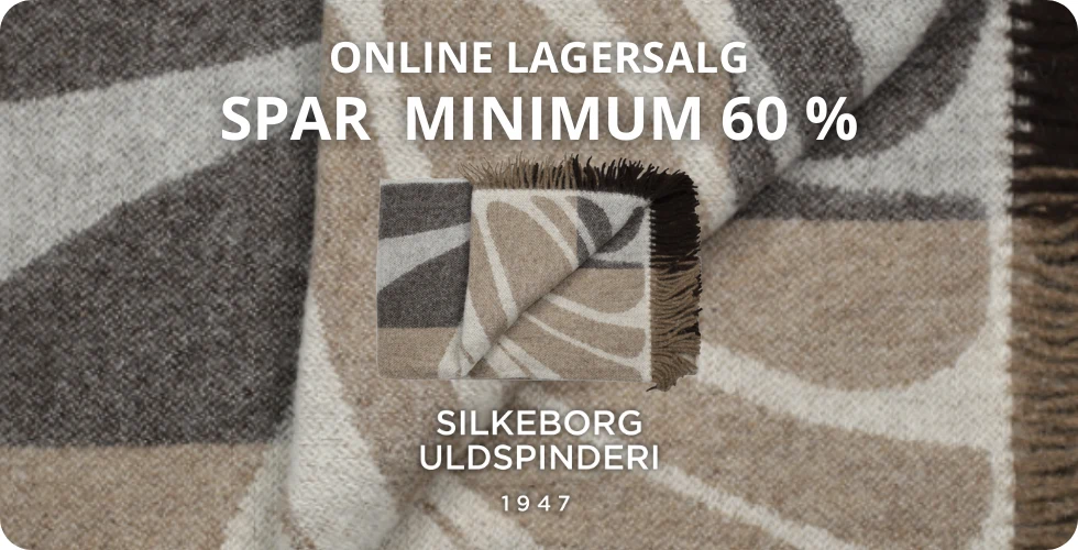 Silkeborg Uldspinderi plaider - online lagersalg