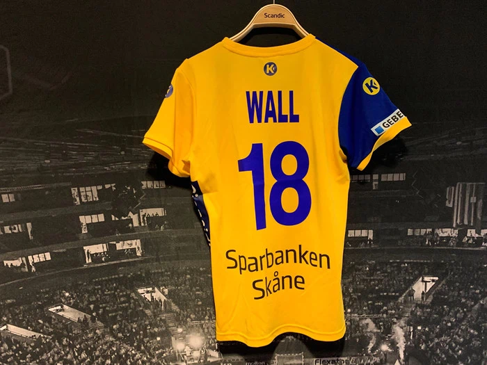 SVENSKA HANDBOLLSLANDSLAGET OCH MARIE WALLS MATCHTRÖJA (MATCHANVÄND, GUL)